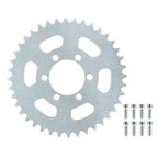#35 Chain 40T Tooth Rear Sprocket 6 holes for Mini Bike Go Kart Quad atv trike  