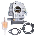 2× Carburetor Fits For Briggs & Stratton Opposed Twin 16.5HP 42A707 4 Screw Pump