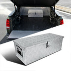 30"x13"x10" Aluminum Trailer Tongue Tool Box Truck Pickup Bed Storage