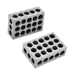 High Precision 1-2-3 Blocks 23 Holes .0002" Machinist 123 Jig 1 Matched Pair