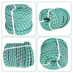 Arborist Tree Climbing Rope 16 Strand Double Braid Polyester Rope 1/2" × 150'