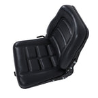 Forklift Tractor Seat Adjustable Backrest Slide PVC Leather Suspension