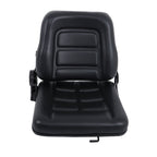 Forklift Tractor Seat Adjustable Backrest Slide PVC Leather Suspension
