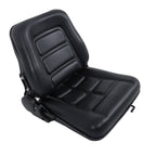 Forklift Tractor Seat Adjustable Backrest Slide PVC Leather Suspension