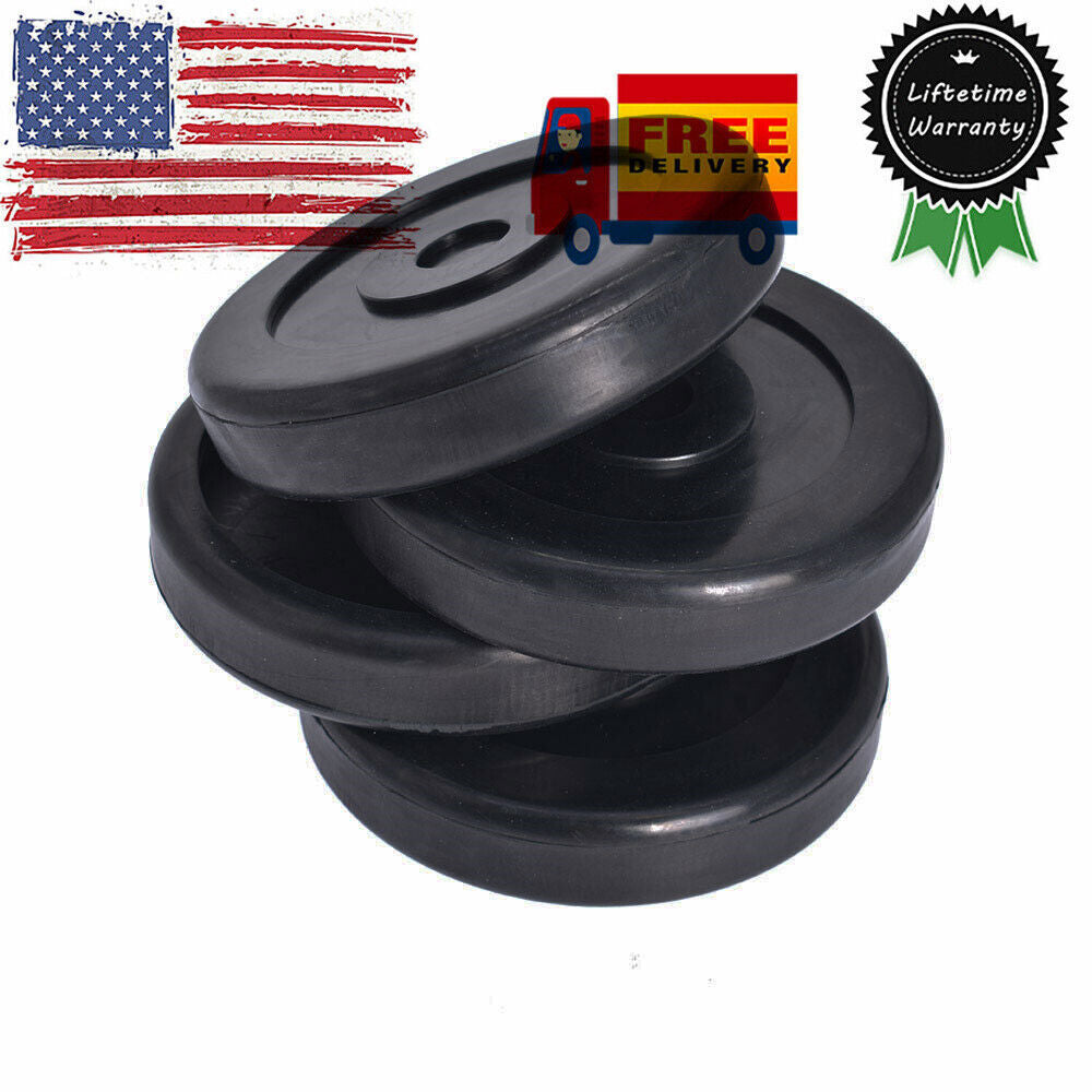 ROUND Rubber Arm Pads for BENDPAK lift DANMAR Lift SET OF 4 # 5715017