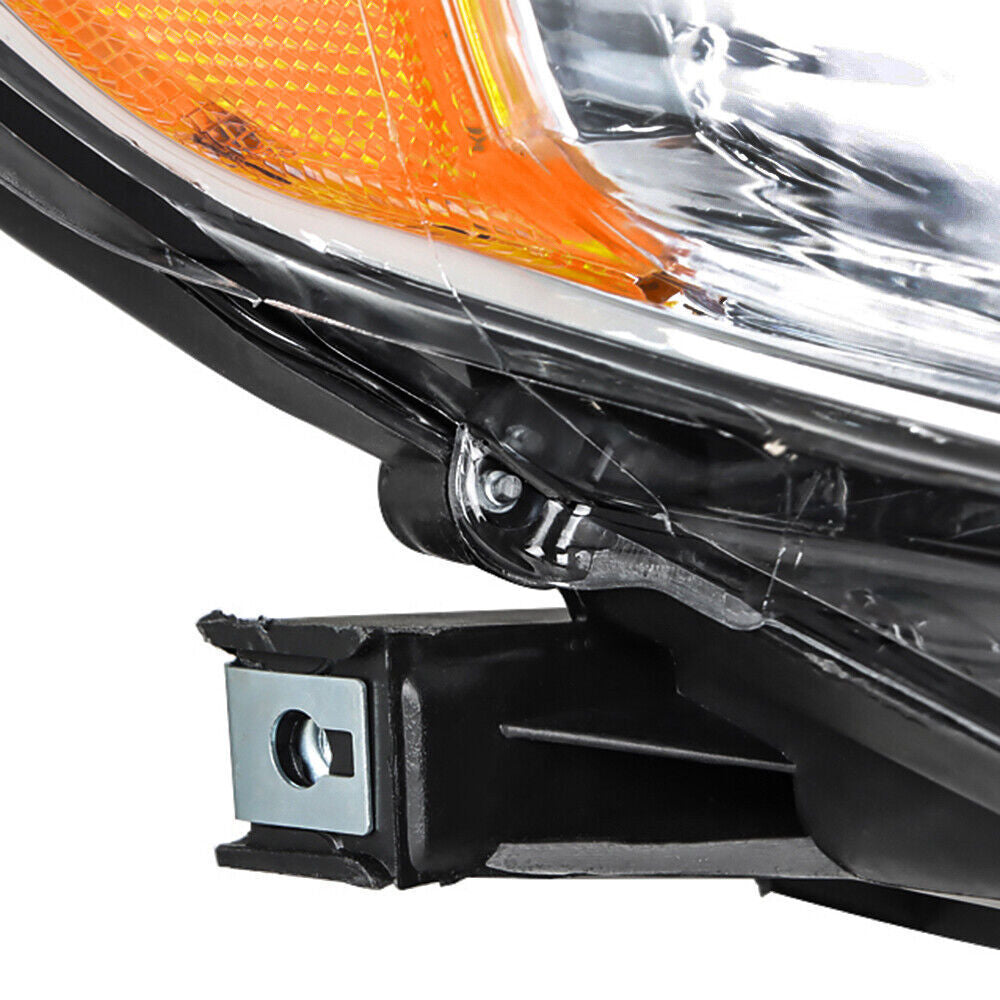 Pair Headlight For 2012-2014 Toyota Camry Projector Halogen Type Chrome