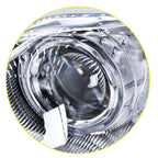 Pair Headlight For 2012-2014 Toyota Camry Projector Halogen Type Chrome