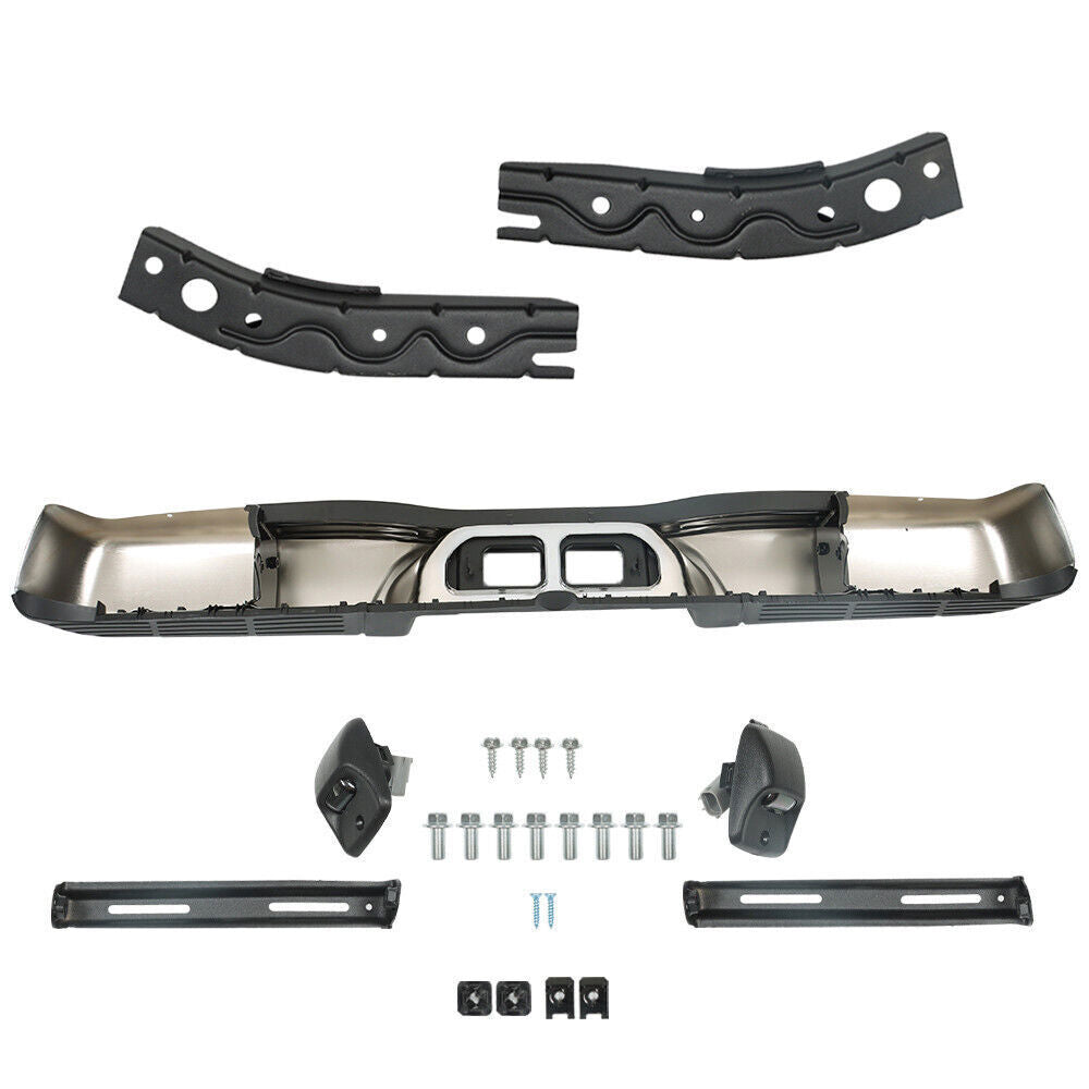 Chrome Rear Step Bumper for 2000-2006 Toyota Tundra Fleetside