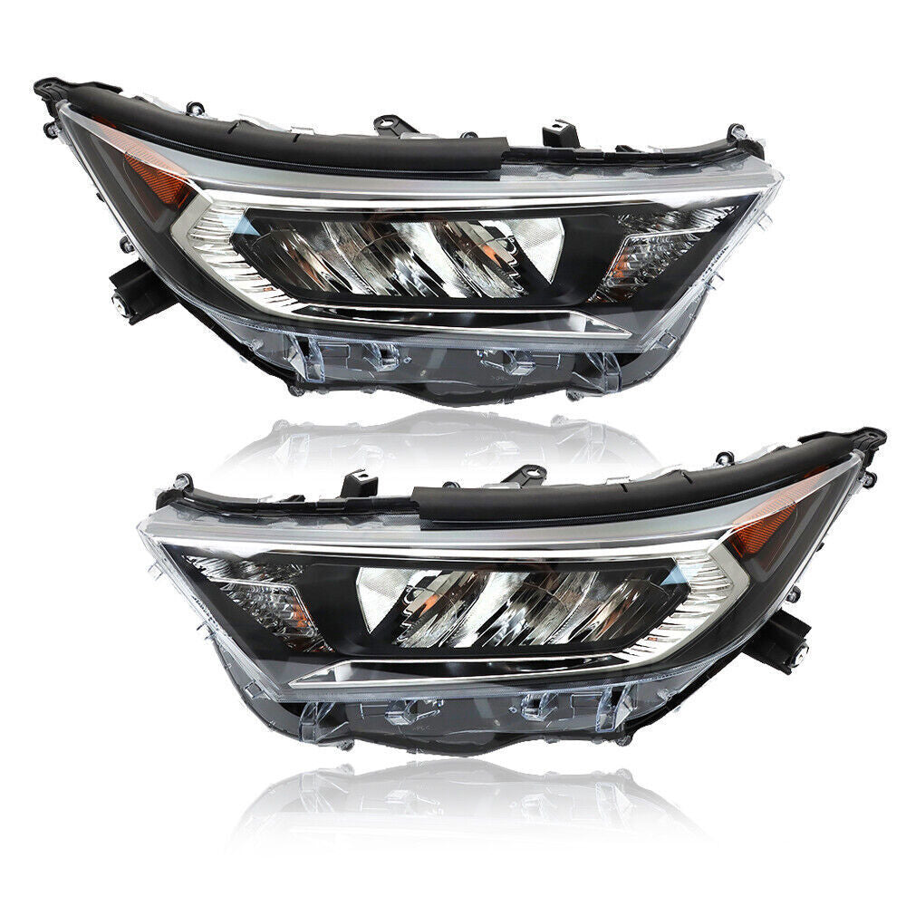 Left+Right Headlight For 2019 2020 2021 2022 Toyota RAV4 LE XLE LED Lamp