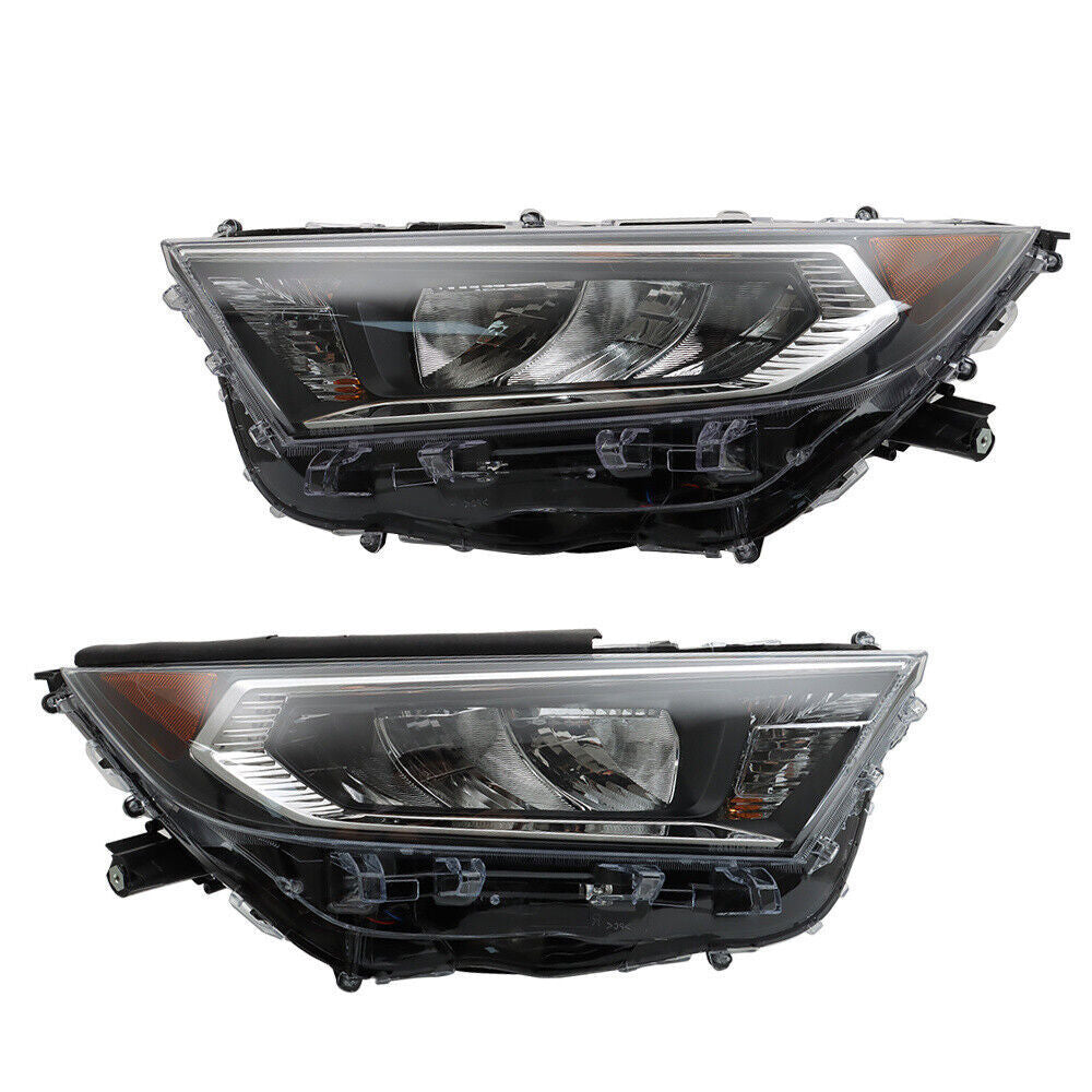 Left+Right Headlight For 2019 2020 2021 2022 Toyota RAV4 LE XLE LED Lamp