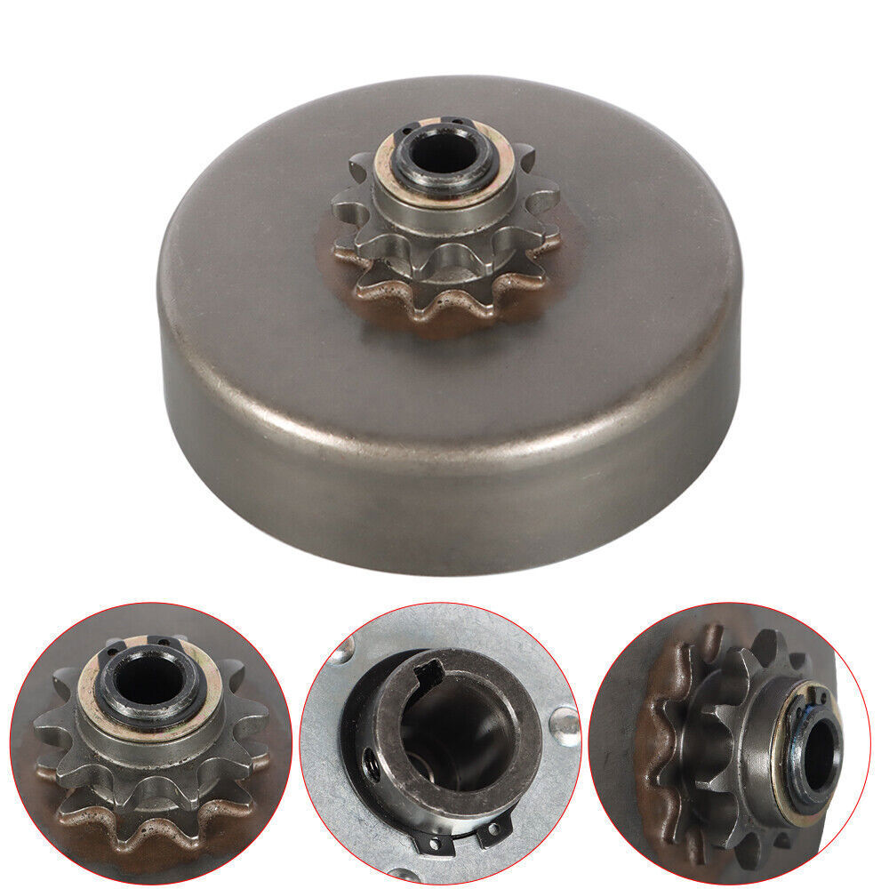 1" Bore 10T 10 Tooth Go Kart Mini Bike Heavy Duty Centrifugal Clutch 1/4" Keyway