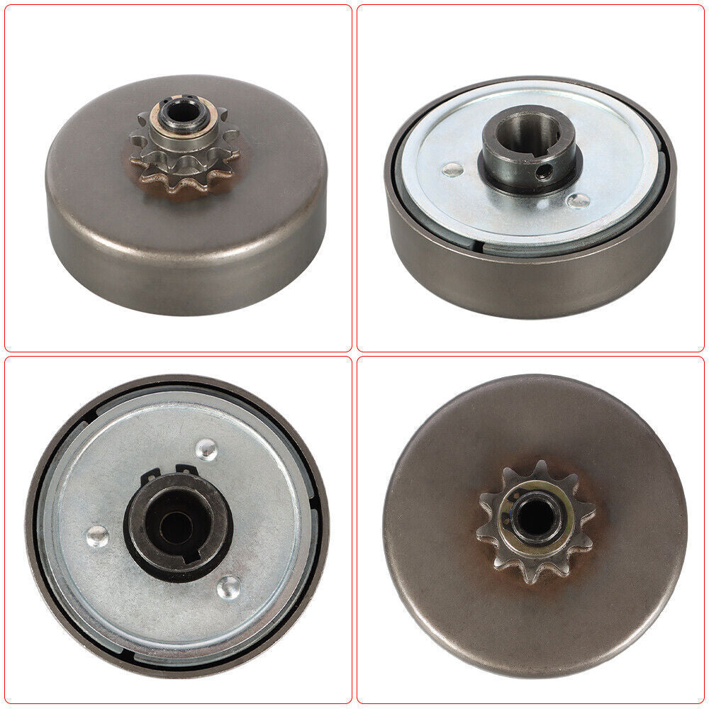 1" Bore 10T 10 Tooth Go Kart Mini Bike Heavy Duty Centrifugal Clutch 1/4" Keyway
