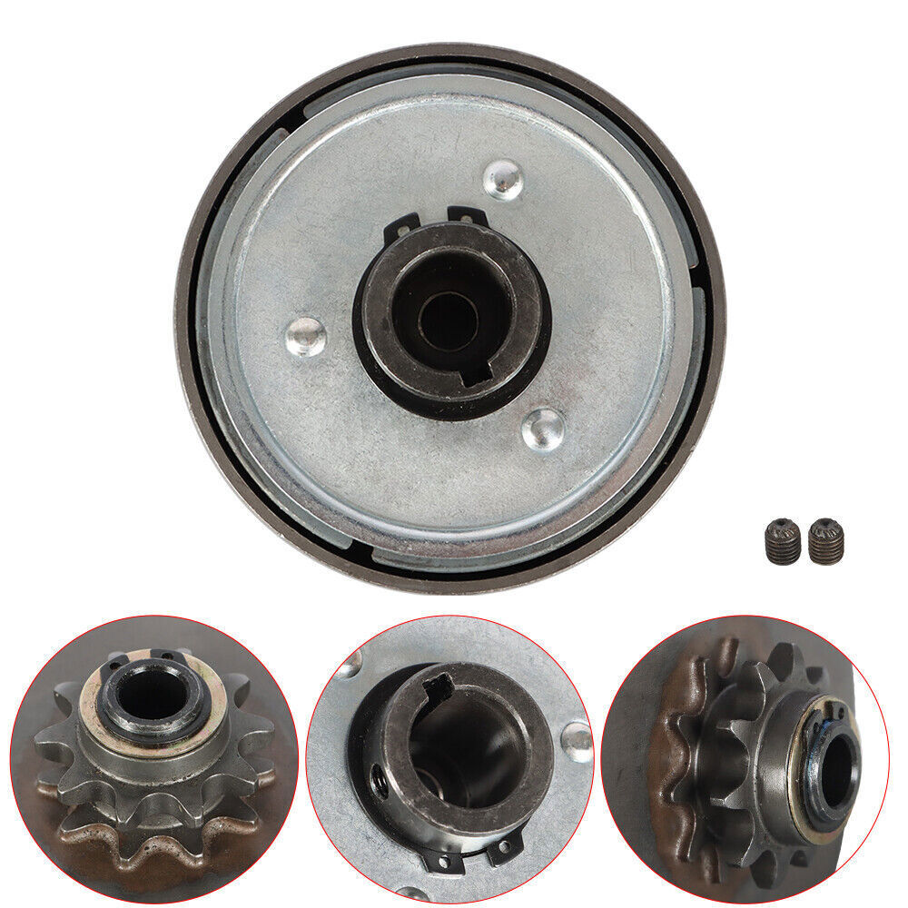 1" Bore 10T 10 Tooth Go Kart Mini Bike Heavy Duty Centrifugal Clutch 1/4" Keyway