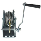 High Carbon Steel Hand 1200lbs Winch Crank Gear Winch Cable Suitable For Trail