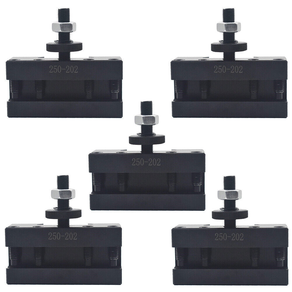 5 Pcs BXA #2 250-202 Quick Change Turning Facing & Boring Tool Post Holder Lathe