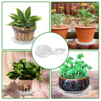 5 Pack Flowers Pot 12'' Plastic Clear Reusable Sturdy Saucer Plant Drip Trays