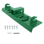 Bolt on Grab Hooks & D Rings & 2" Receiver For John Deere Compact Tractor STEEL