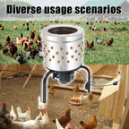 Chicken Plucker Machine Feather Plucker Stainless Steel Drum 280RPM Motor 120V