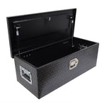 Aluminum Black  Tool Box For Pickup Trailer Truck Storage 30 Inch