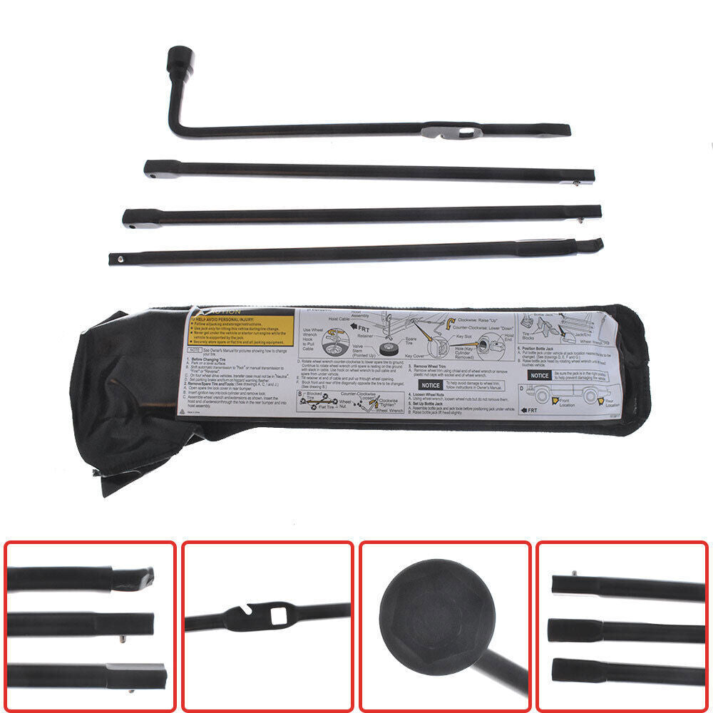 Lug Wrench Jack Spare Tire Tool Set for Sierra Silverado 1500 2500 3500