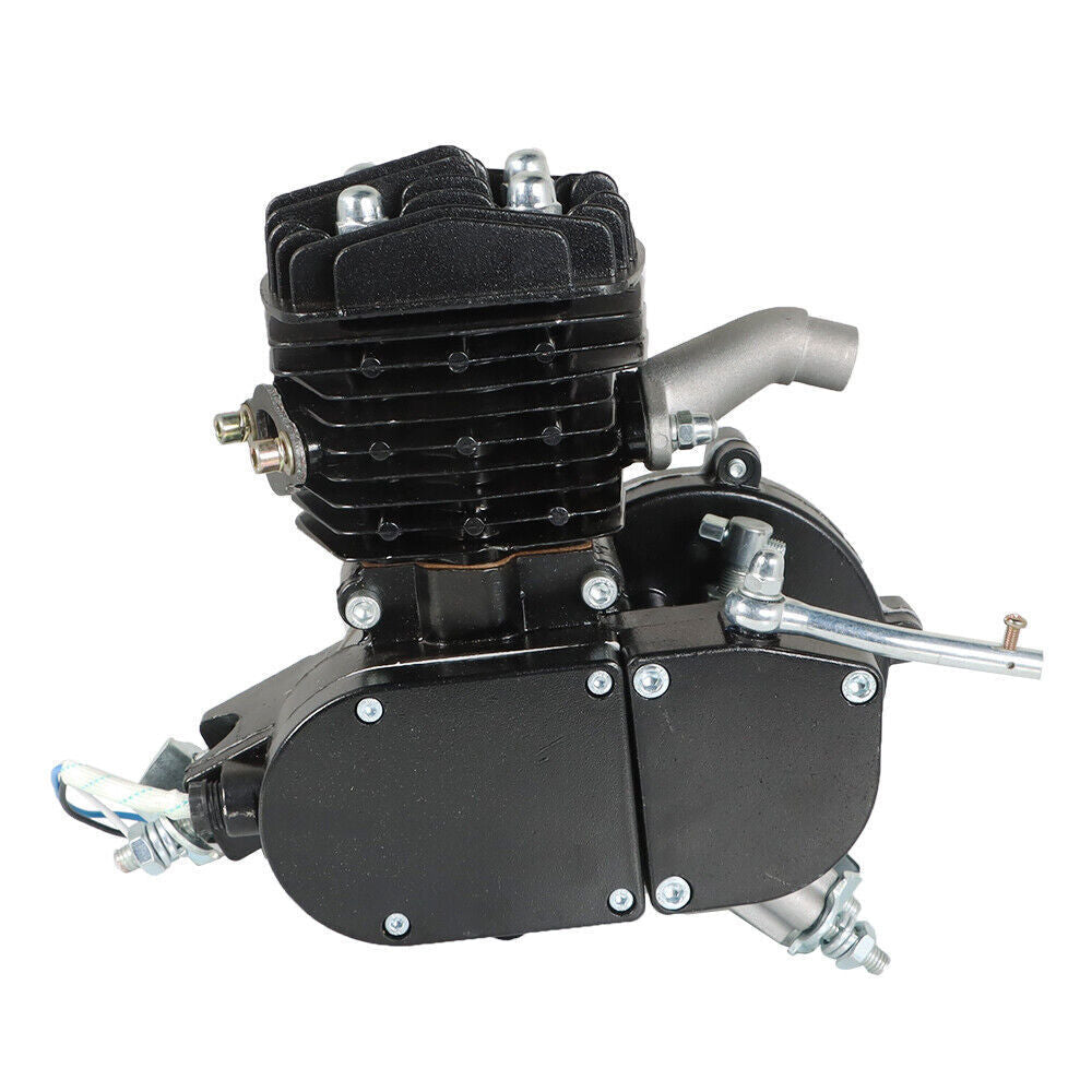 80cc 2 Stroke Motorized Motorised Bicycle Bike Cycle Gas Engine Motor Black