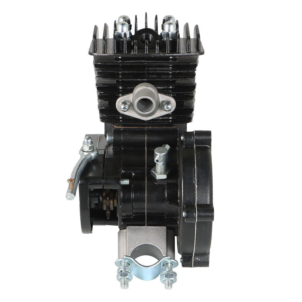 80cc 2 Stroke Motorized Motorised Bicycle Bike Cycle Gas Engine Motor Black