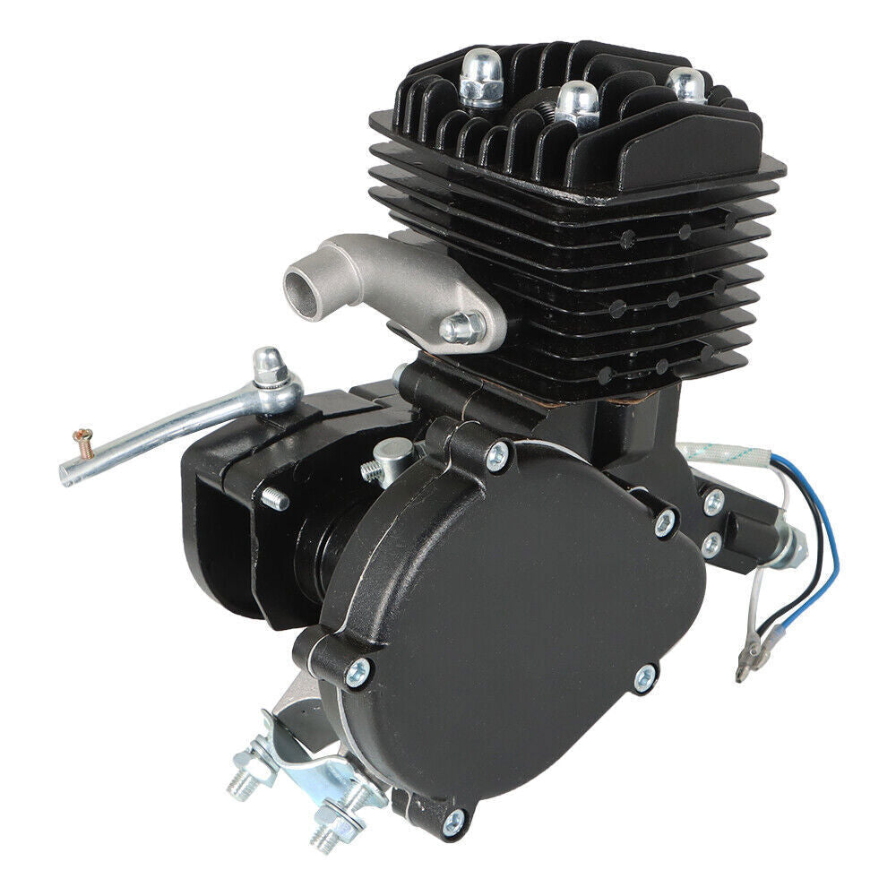 80cc 2 Stroke Motorized Motorised Bicycle Bike Cycle Gas Engine Motor Black