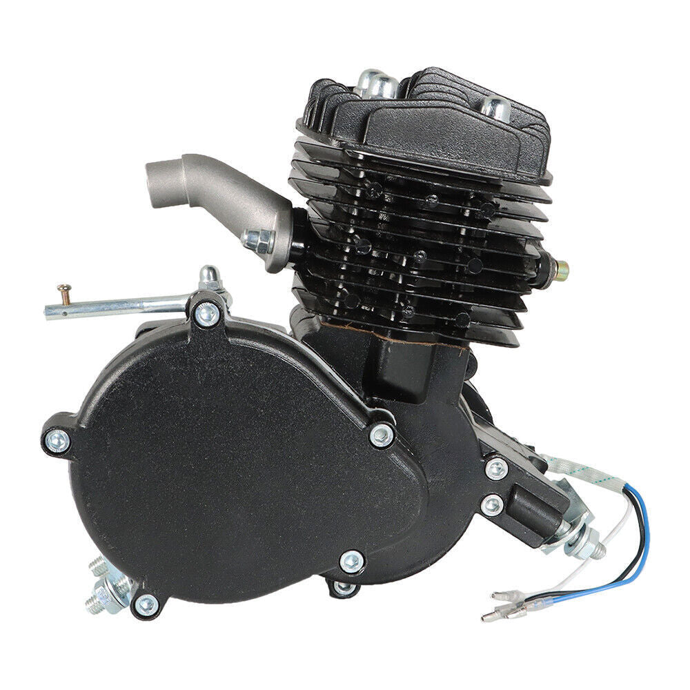 80cc 2 Stroke Motorized Motorised Bicycle Bike Cycle Gas Engine Motor Black