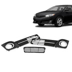 Bumper Lower Grille Fog Lamp Cover Bezel For 2012-2014 Toyota Camry SE
