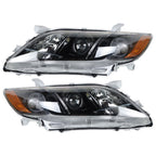 Right+Left Headlight For 2007-2009 Toyota Camry Projector Assembly Black