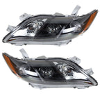Right+Left Headlight For 2007-2009 Toyota Camry Projector Assembly Black