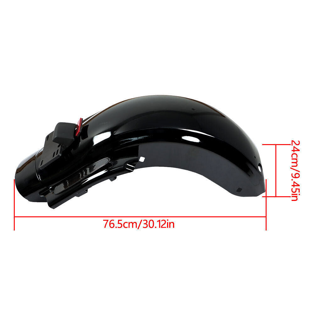 CVO Style Rear Fender System W/ LED For Touring 2009-2013 Road King Street Glide