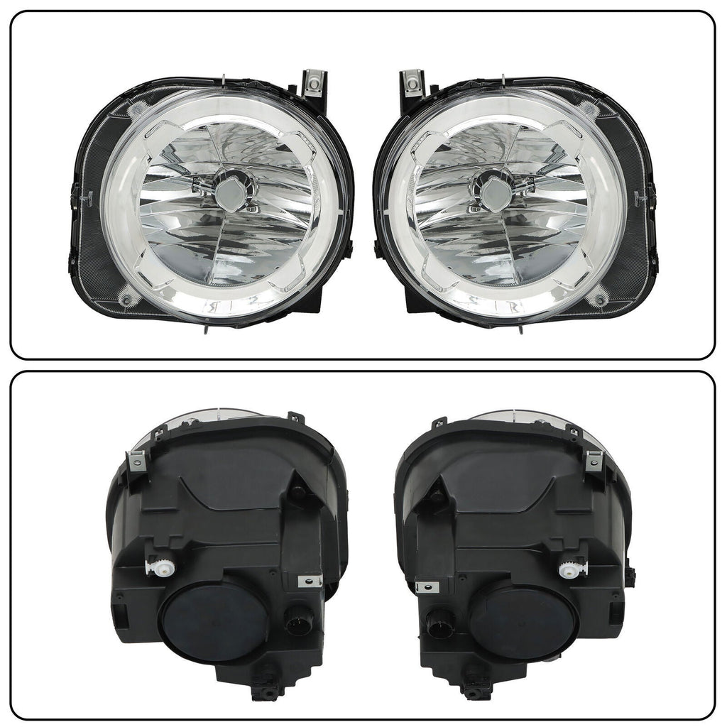 Right+Left Headlights For 2015-2018 Jeep Renegade Projector Halogen Type