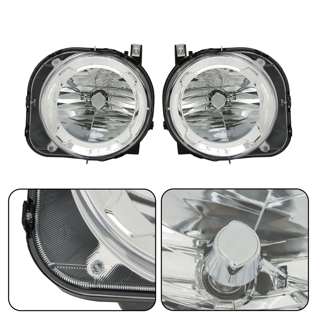 Right+Left Headlights For 2015-2018 Jeep Renegade Projector Halogen Type