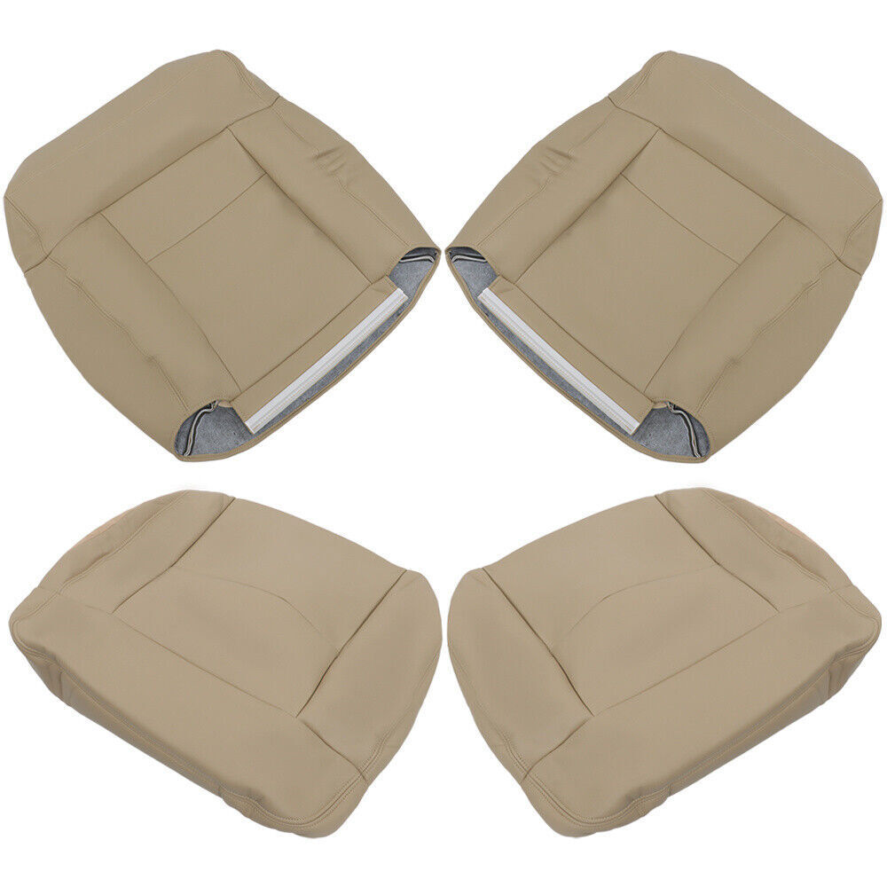 Front Seat Cover For Ford F150 Lariat XLT 2004-2008 Front Bottom Top Tan