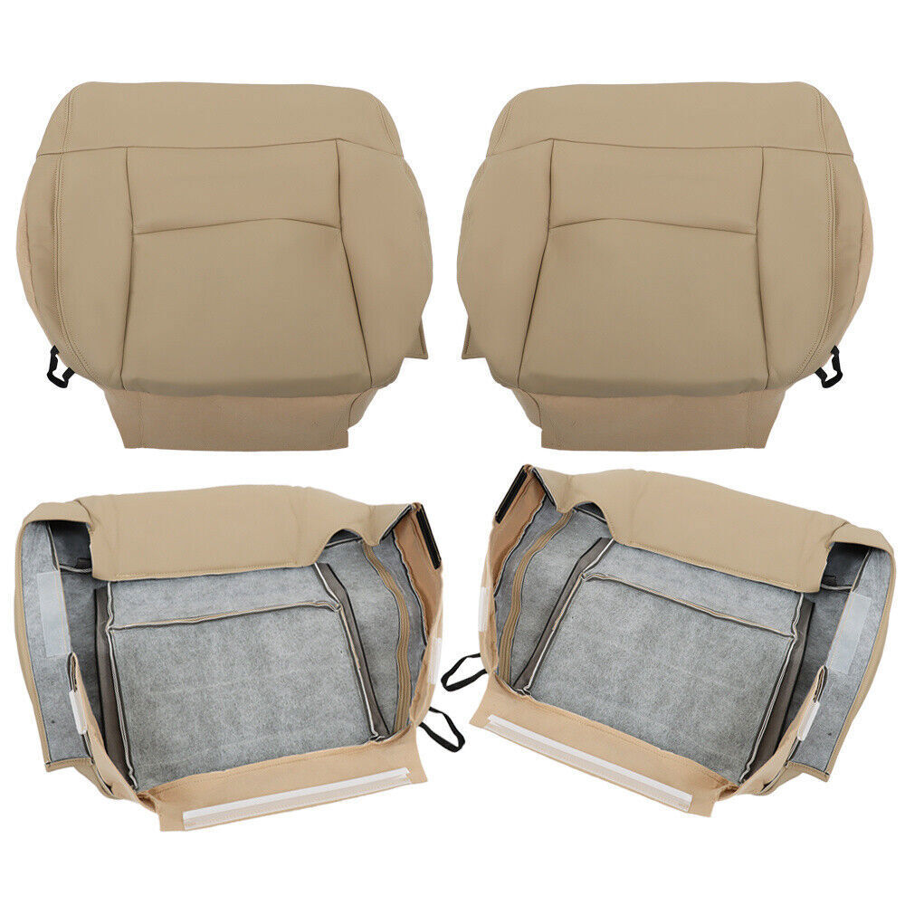 Front Seat Cover For Ford F150 Lariat XLT 2004-2008 Front Bottom Top Tan