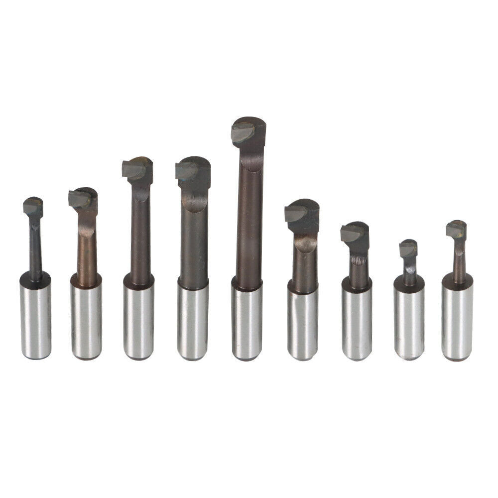 2" Boring Head (7/8-20) With MT2 Shank and 9Pcs 1/2" Shank Boring Bar Set
