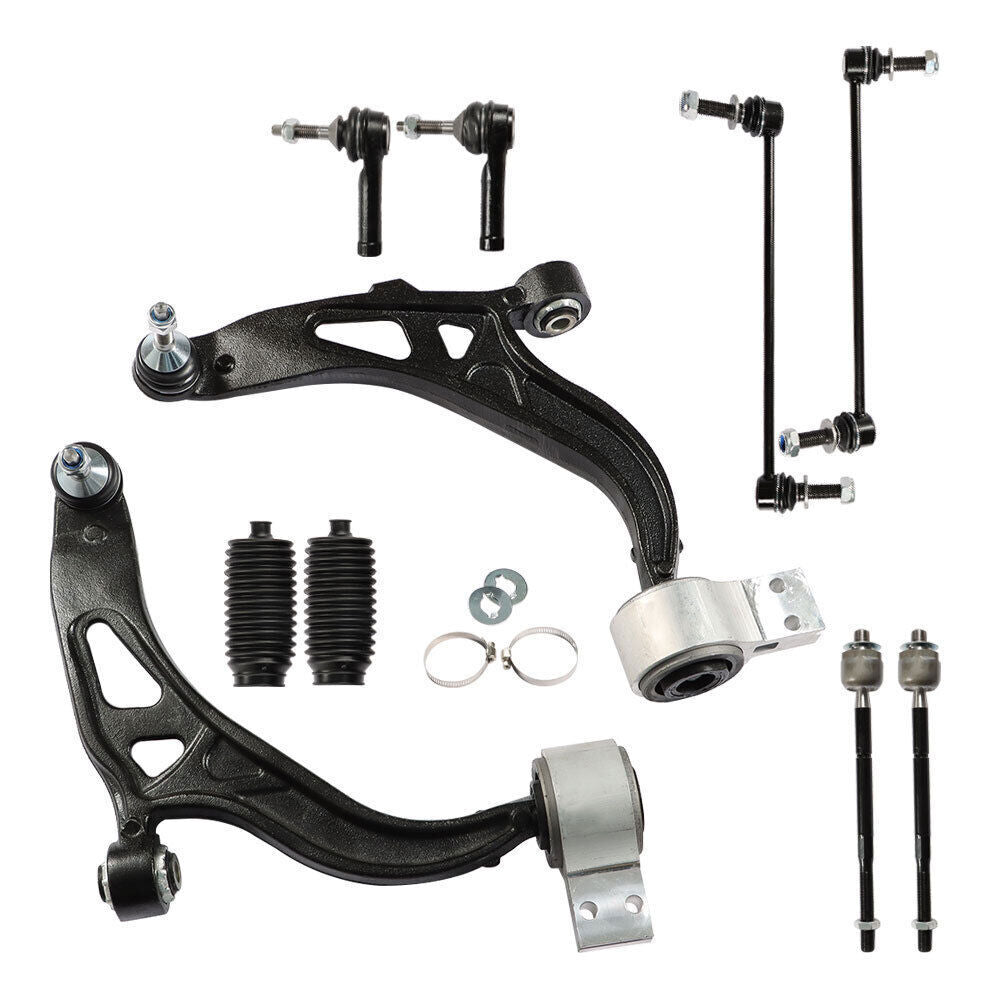 Control Arms Tie Rod End Link Suspension Kit For 2011-2017 Ford Explorer