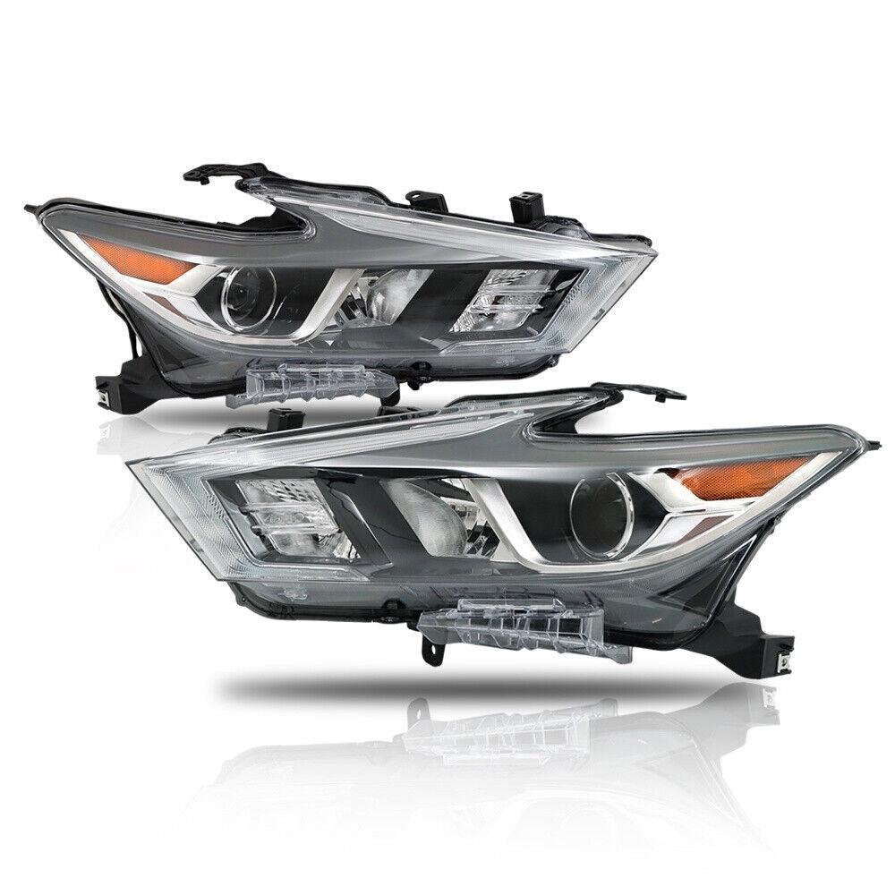 Left+Right Headlight For 2016-2018 Nissan Maxima Full LED 260604RF4B