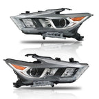 Left+Right Headlight For 2016-2018 Nissan Maxima Full LED 260604RF4B