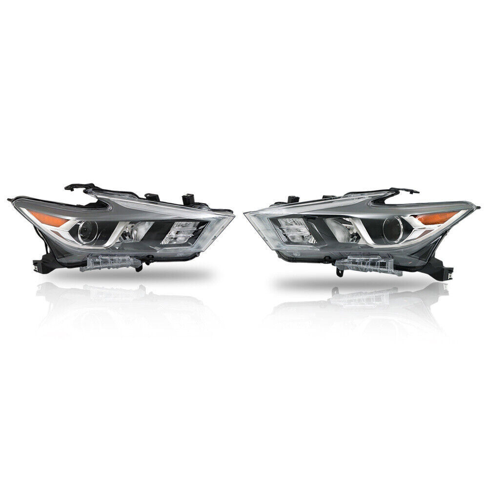 Left+Right Headlight For 2016-2018 Nissan Maxima Full LED 260604RF4B