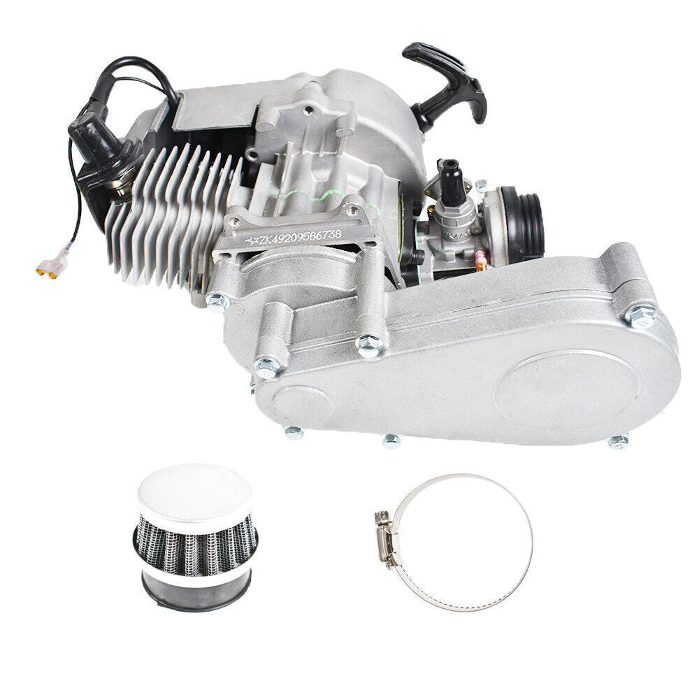 2-Stroke  49CC Complete Engine Motor With Gear Box For ATV Dirt Bike Scooter