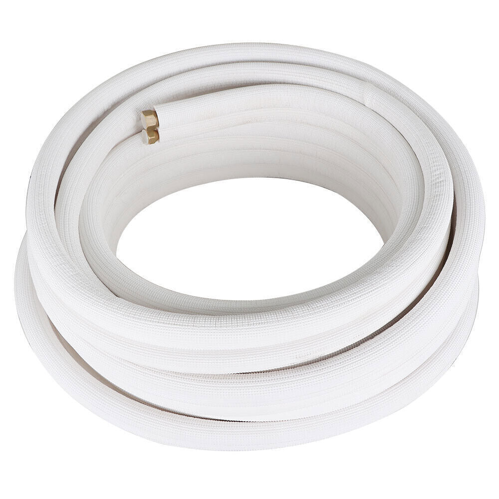 50 Feet 3/8"-5/8" Dia. White Install Kit For Mini Split Heat Pump Systems
