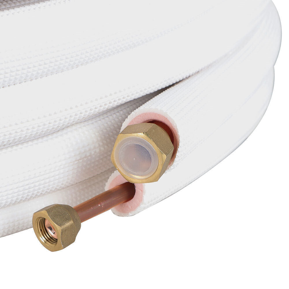 50 Feet 3/8"-5/8" Dia. White Install Kit For Mini Split Heat Pump Systems