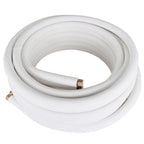 50 Feet 3/8"-5/8" Dia. White Install Kit For Mini Split Heat Pump Systems