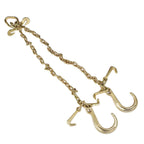 V-Chain Bridle w/ 8" Medium J Hooks, T- Hook & J-Hook w/Grab Hooks 5/16''x3' G70