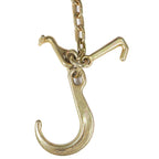 V-Chain Bridle w/ 8" Medium J Hooks, T- Hook & J-Hook w/Grab Hooks 5/16''x3' G70