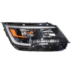Right Headlight For 16-18 Ford Explorer Sport Halogen W/LED DRL Halogen