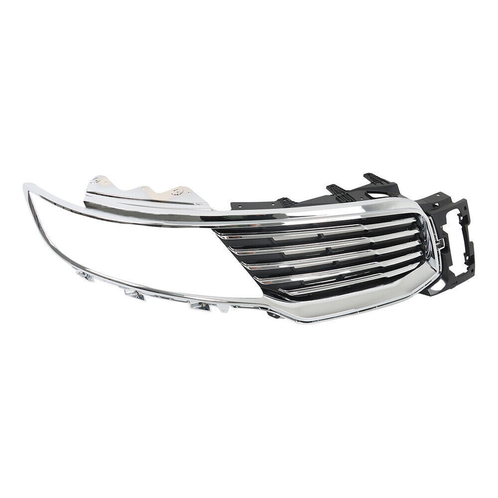Front Upper Grille Insert Chrome For 2016-2018 Lincoln MKX Right Side