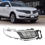 Front Upper Grille Insert Chrome For 2016-2018 Lincoln MKX Right Side